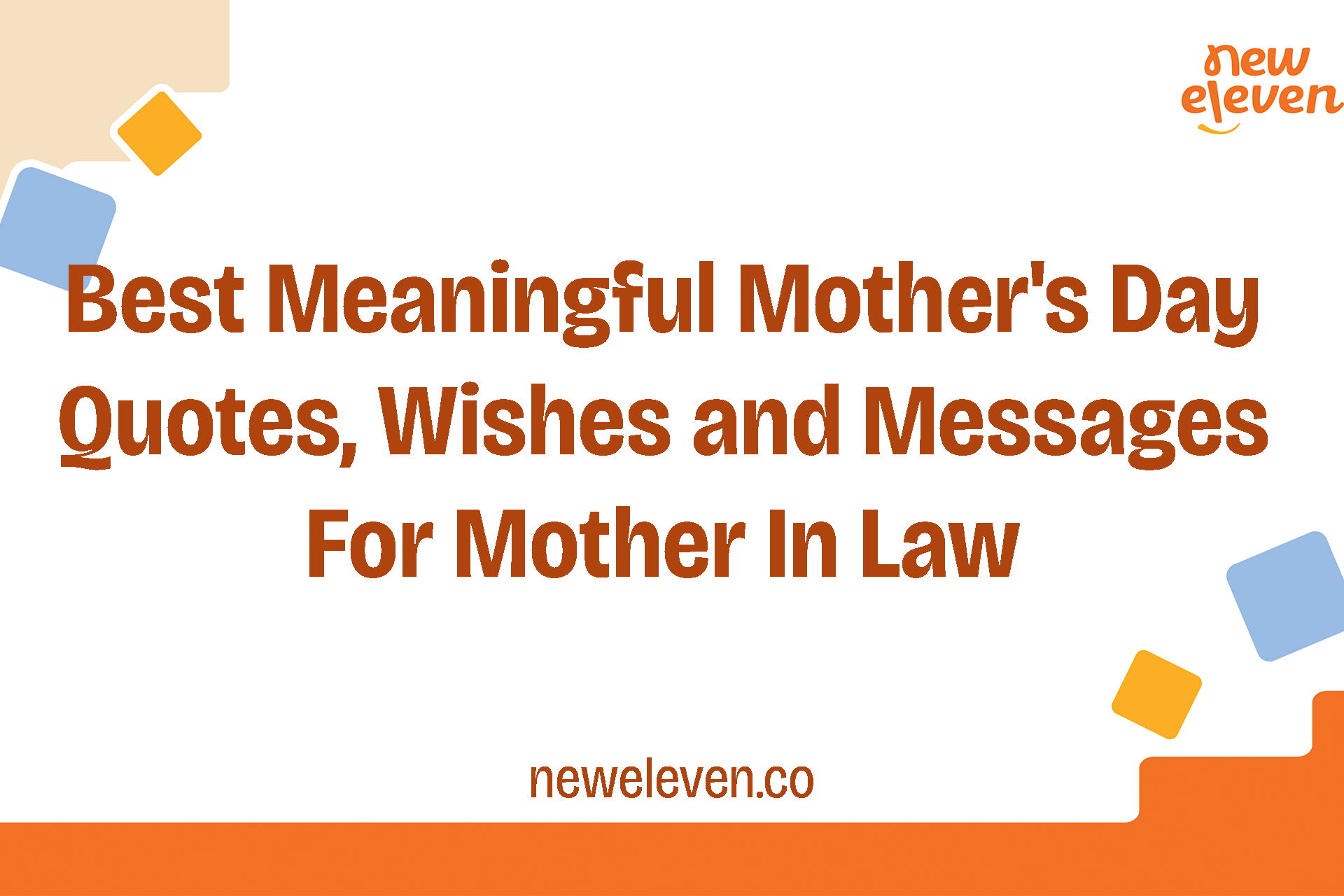 Best Meaningful Mother's Day Messages For Mother In Law