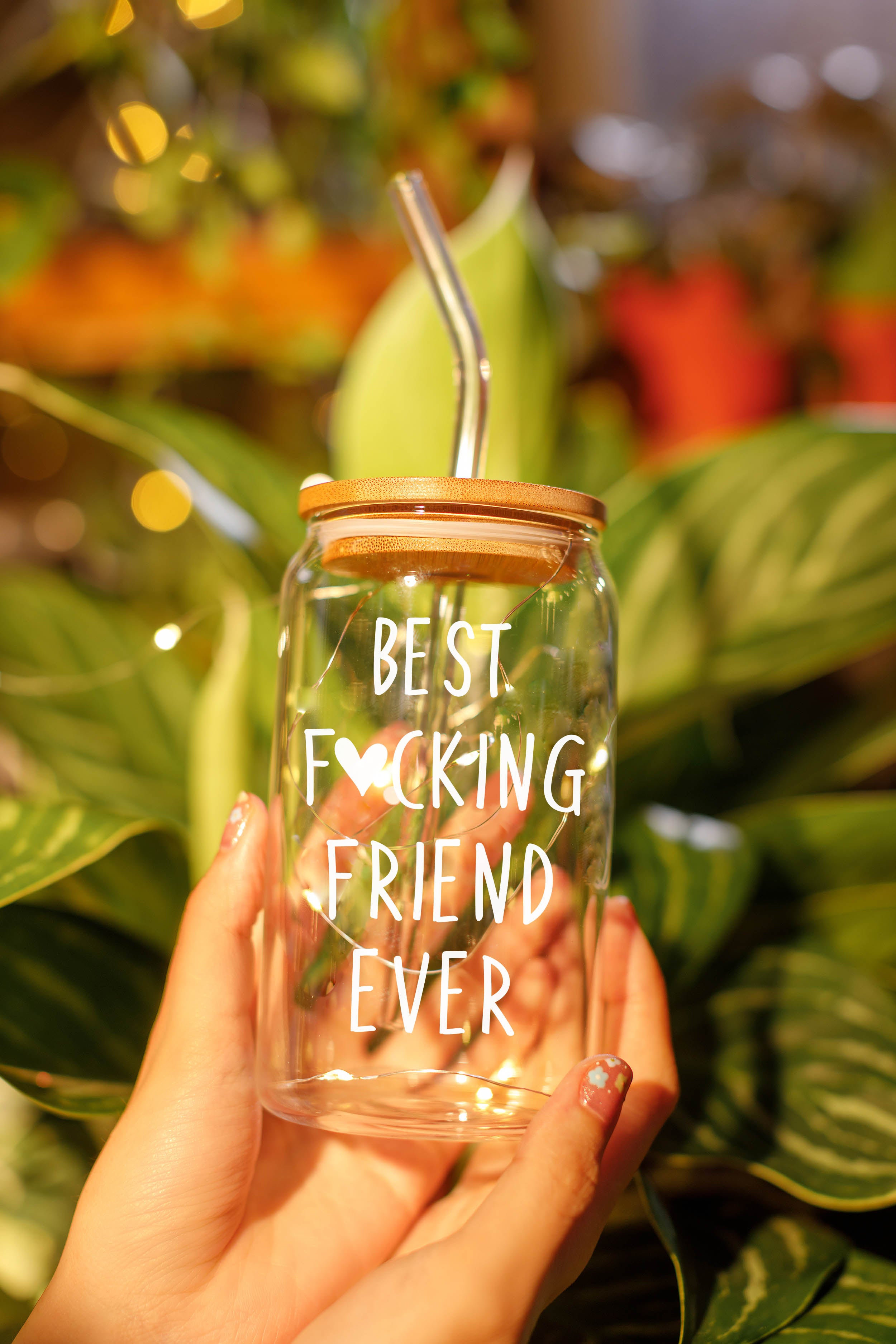 Best Fucking Friend Ever - 16 Oz Coffee Glass