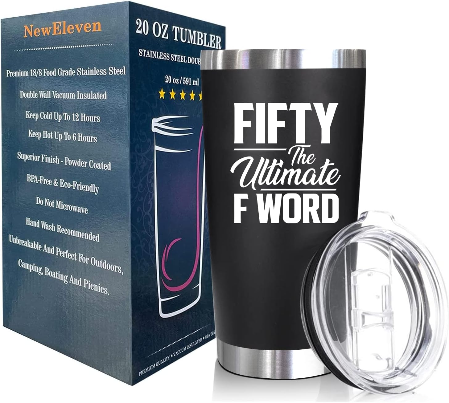 Fifty The Ultimate F World - 20 Oz Tumbler