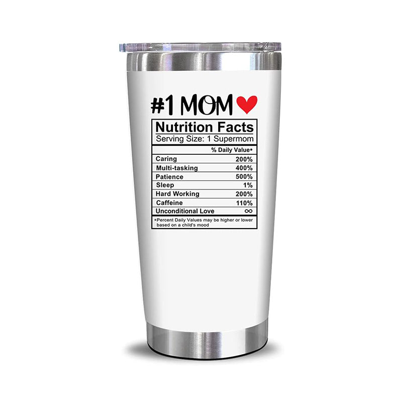 #1 Mom - Mother's Day Gifts For Mom - 20 Oz Tumbler