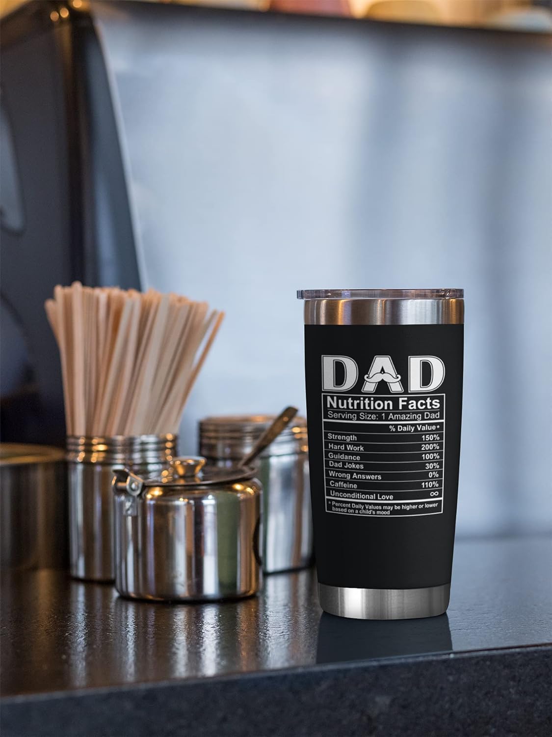 Dad Nutrition Facts - 20 Oz Tumbler