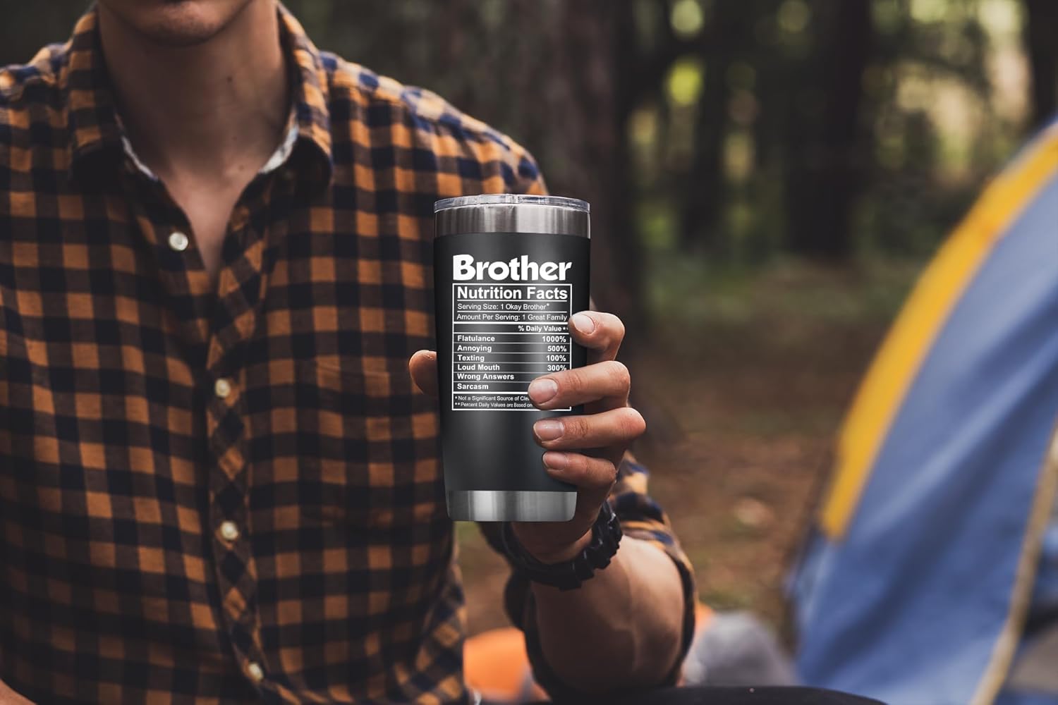 Being My Brother - Brother Nutrition Facts - 20 Oz Tumbler