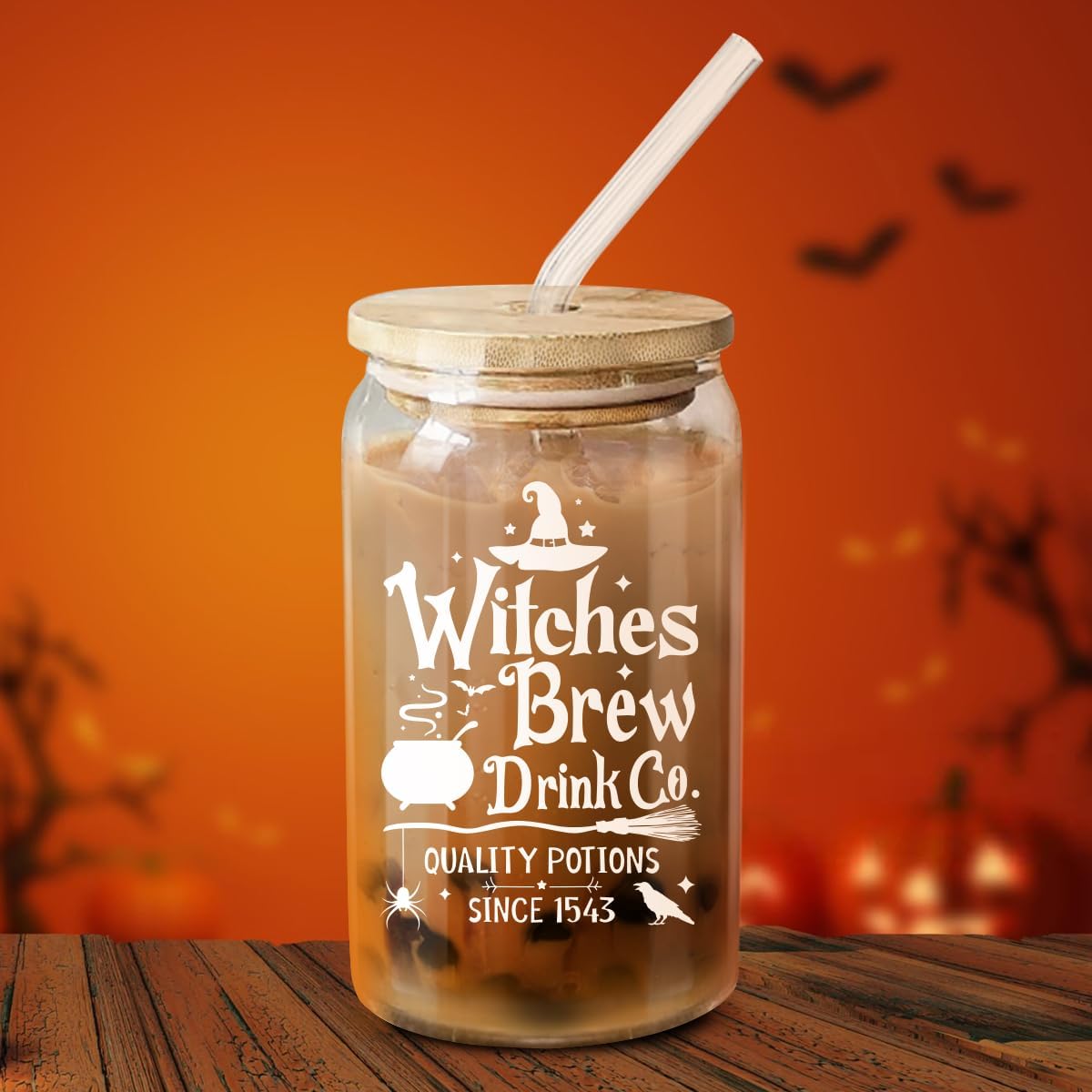 Witches Brew Drink Co - 16 Oz Coffee Glass