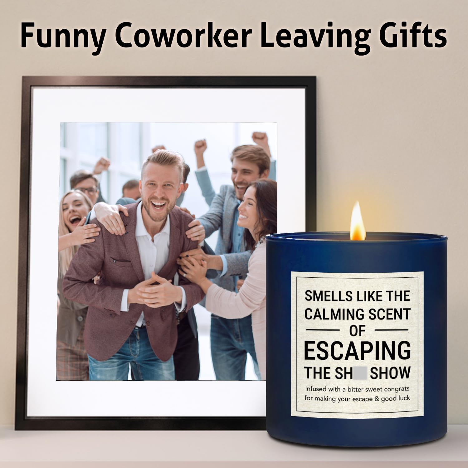 Smells Like The Calming Scent Of Escaping The Shit Show - 8 Oz Candle