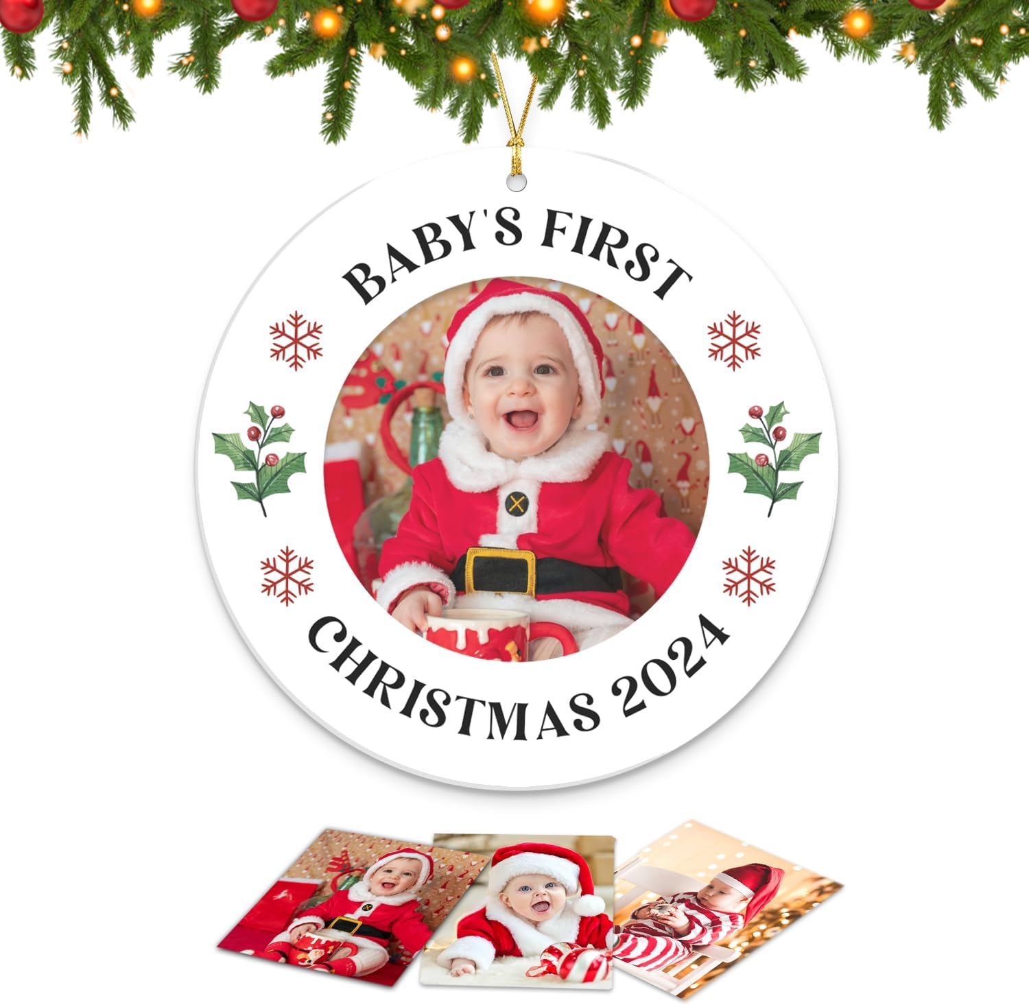 Baby's First Christmas 2024 - Acrylic Ornament