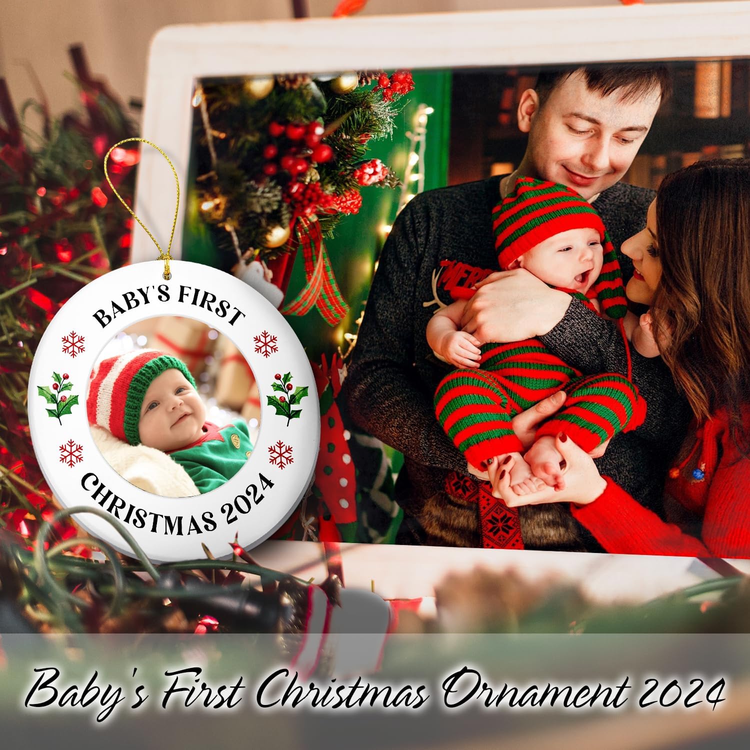 Baby's First Christmas 2024 - Acrylic Ornament