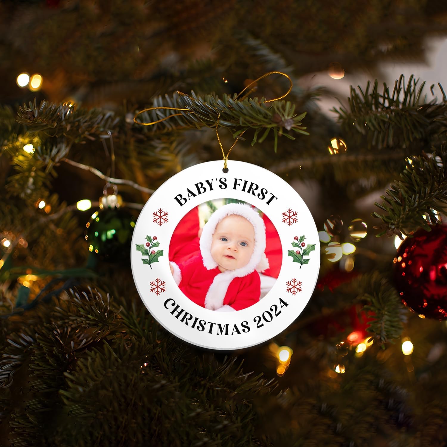 Baby's First Christmas 2024 - Acrylic Ornament