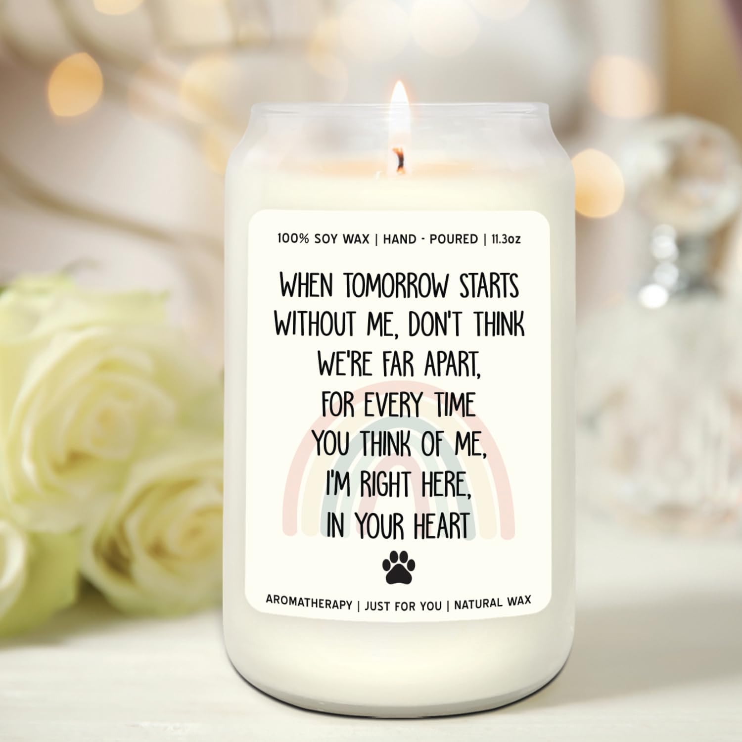 Pet Memorial Gifts for Dogs - Memorial Candle