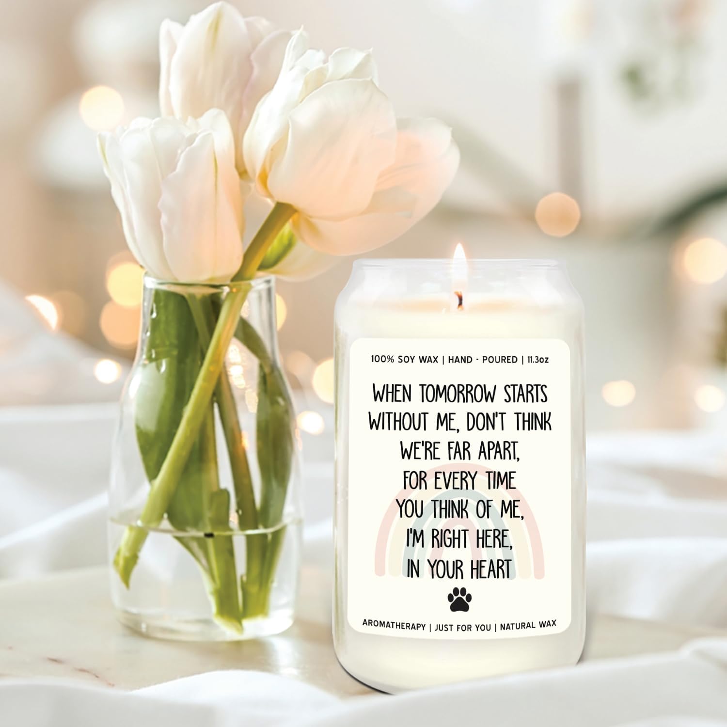 Pet Memorial Gifts for Dogs - Memorial Candle