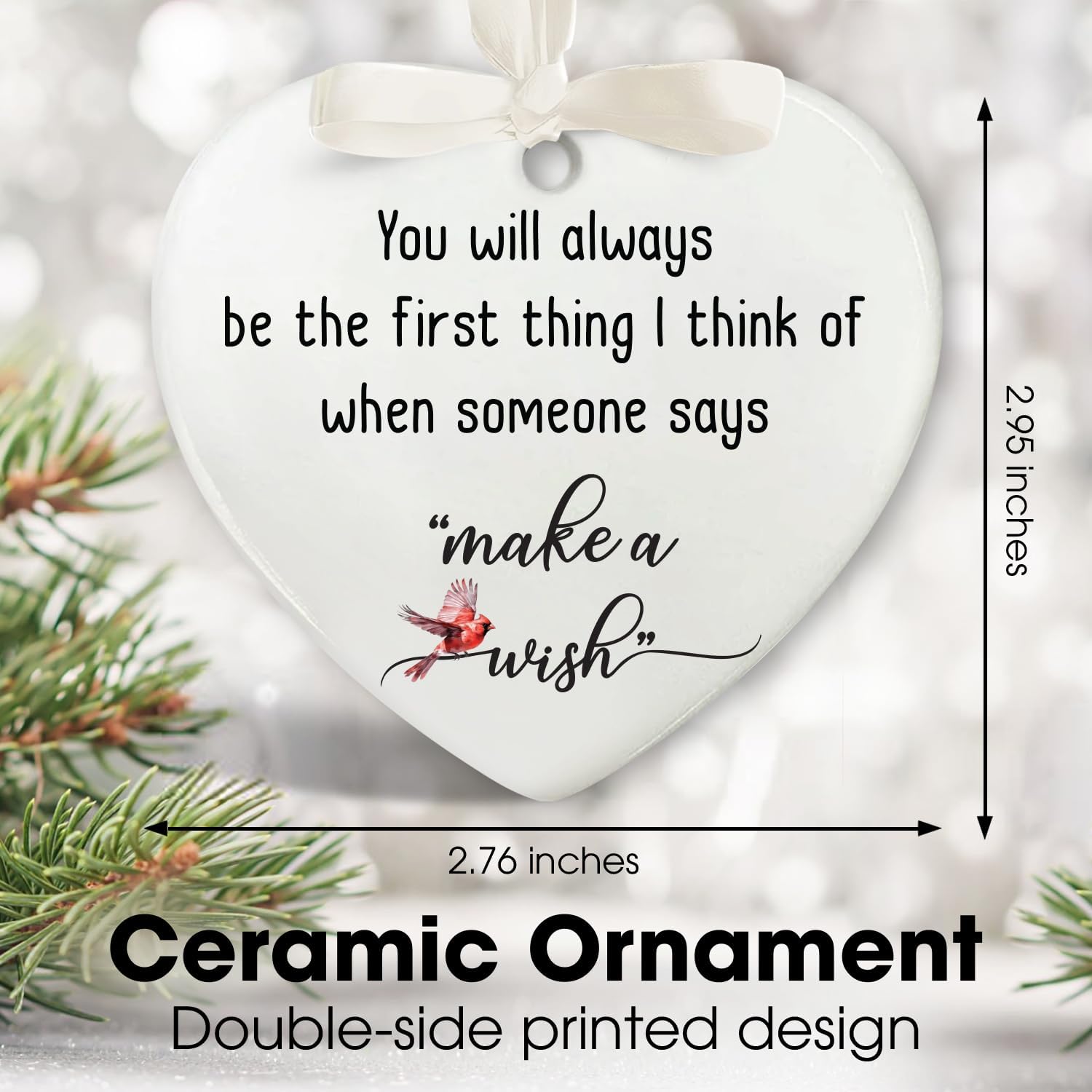 Make A Wish - Ceramic Ornament