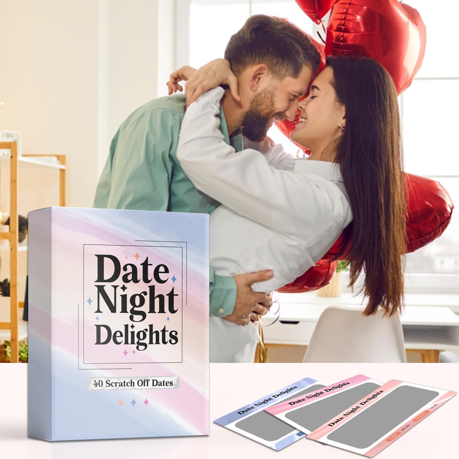 Date Night Delights - 40 Scratch Off Dates