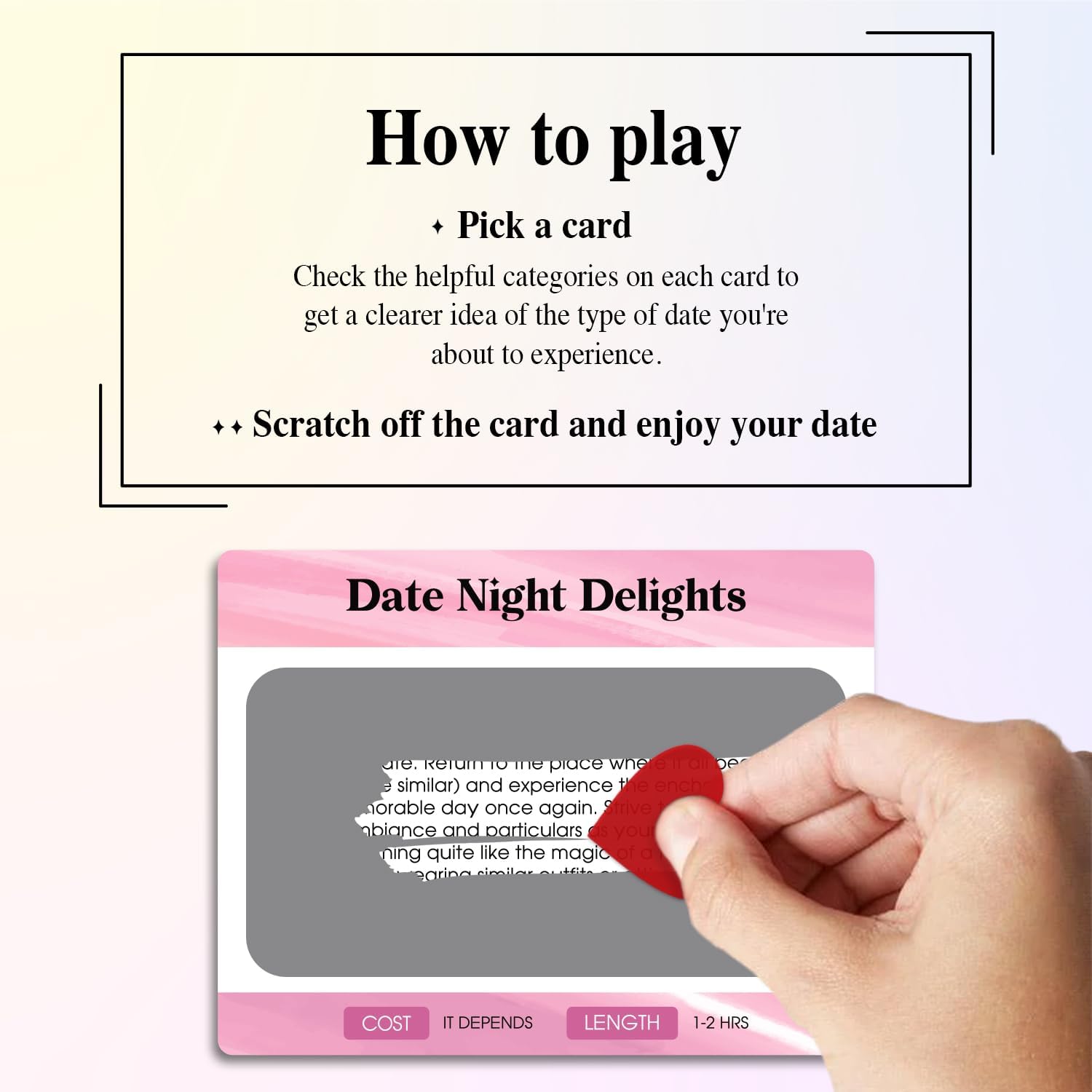 Date Night Delights - 40 Scratch Off Dates