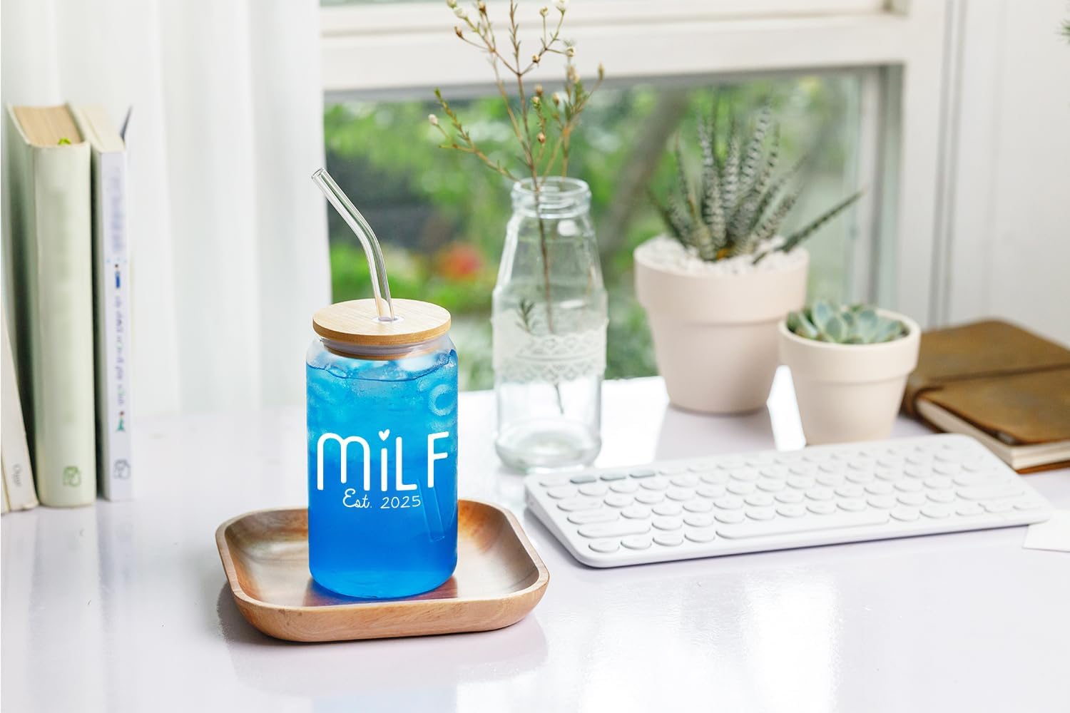 Milf Est 2025 - 16 Oz Coffee Glass