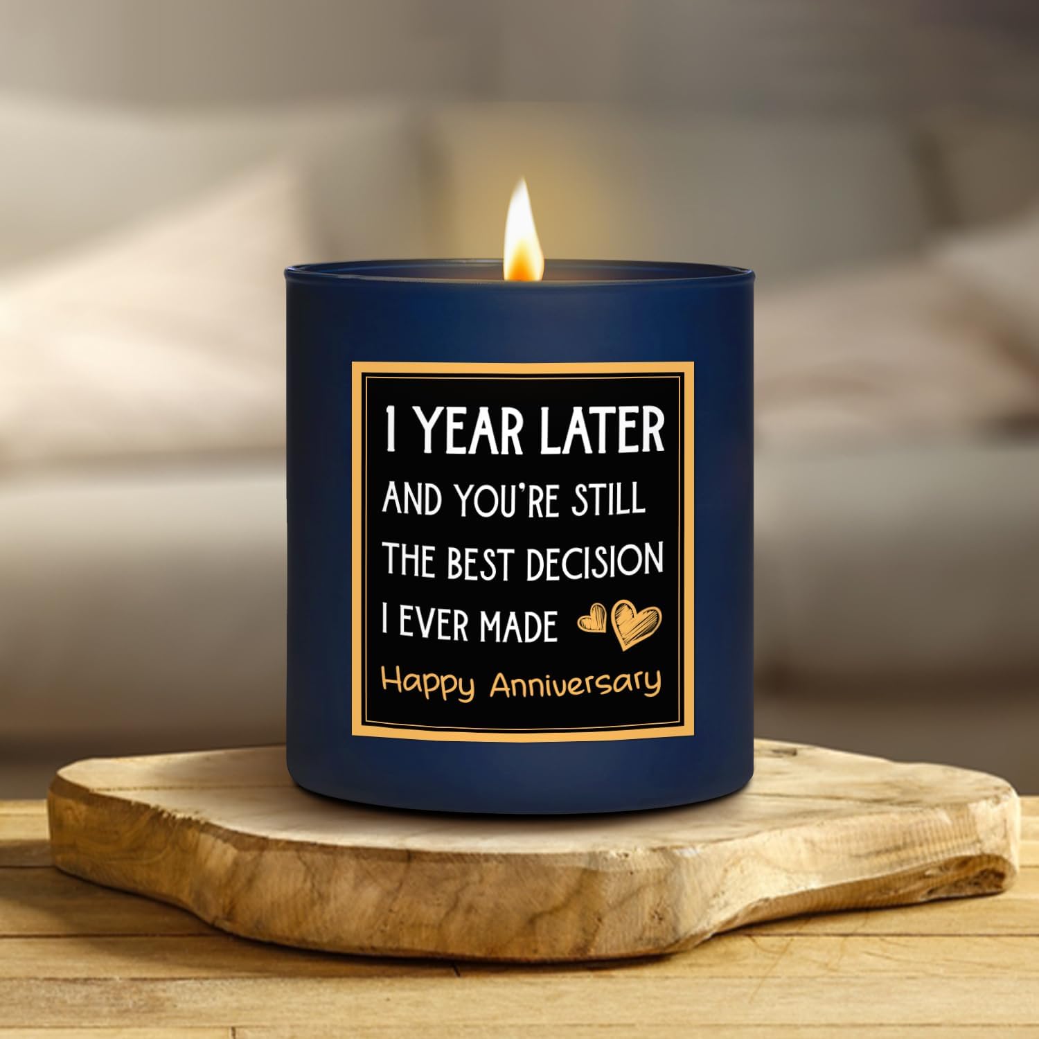 1 Year Later - 8 Oz Cedar Candle