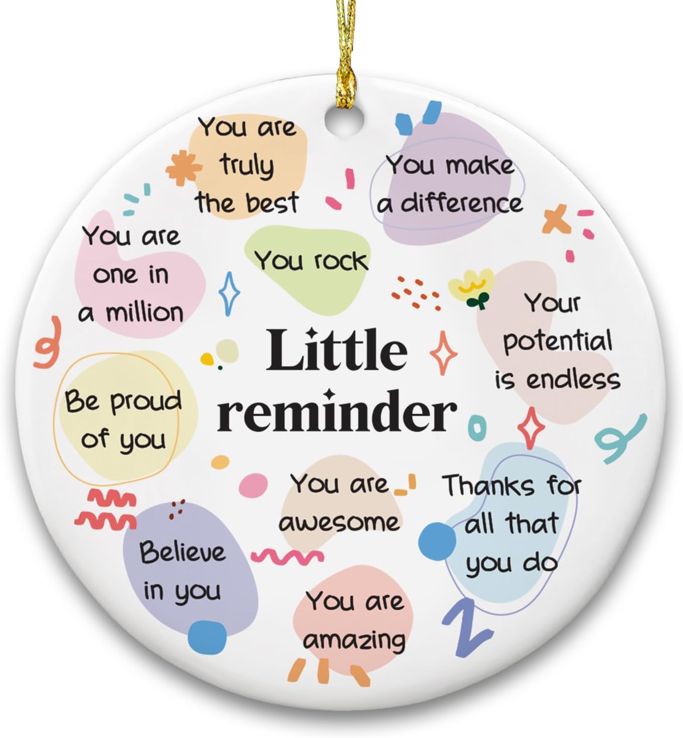 Little Reminder - Ceramic Christmas Ornament