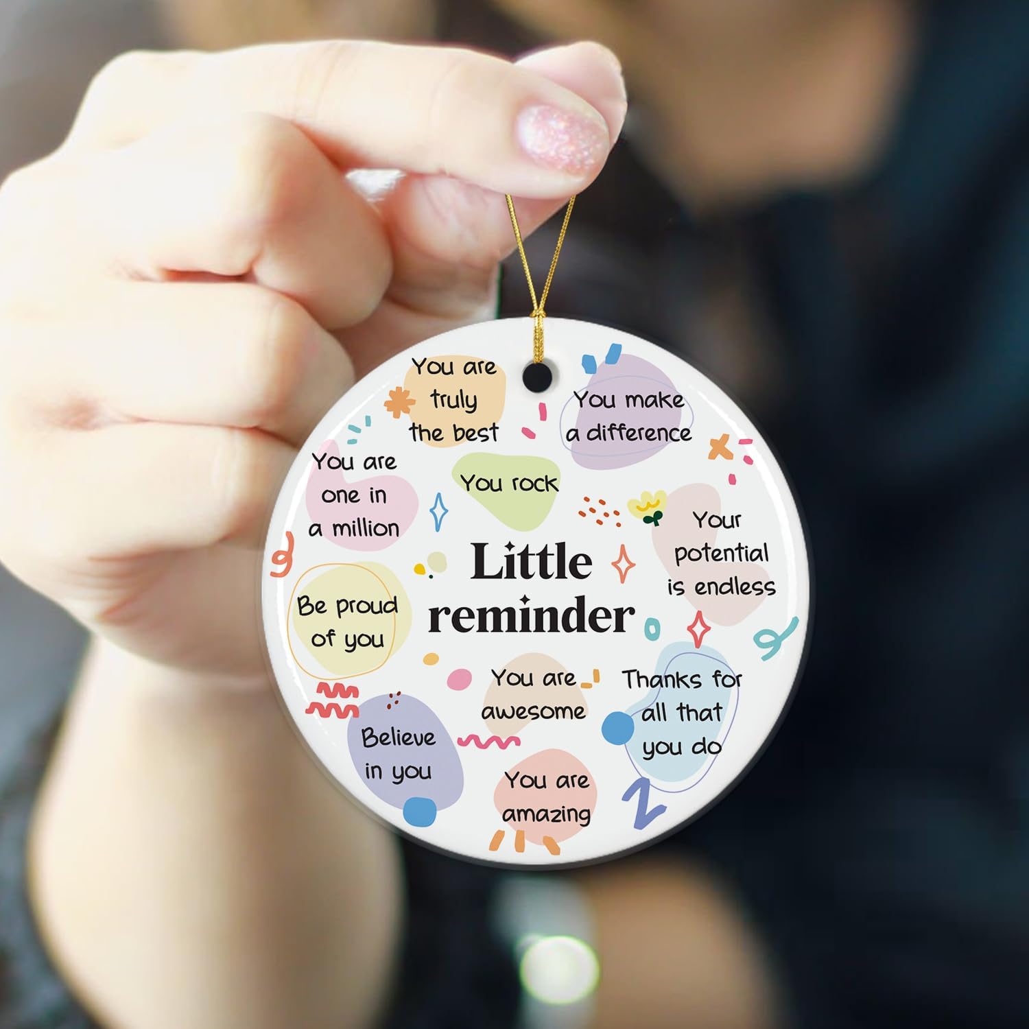 Little Reminder - Ceramic Christmas Ornament