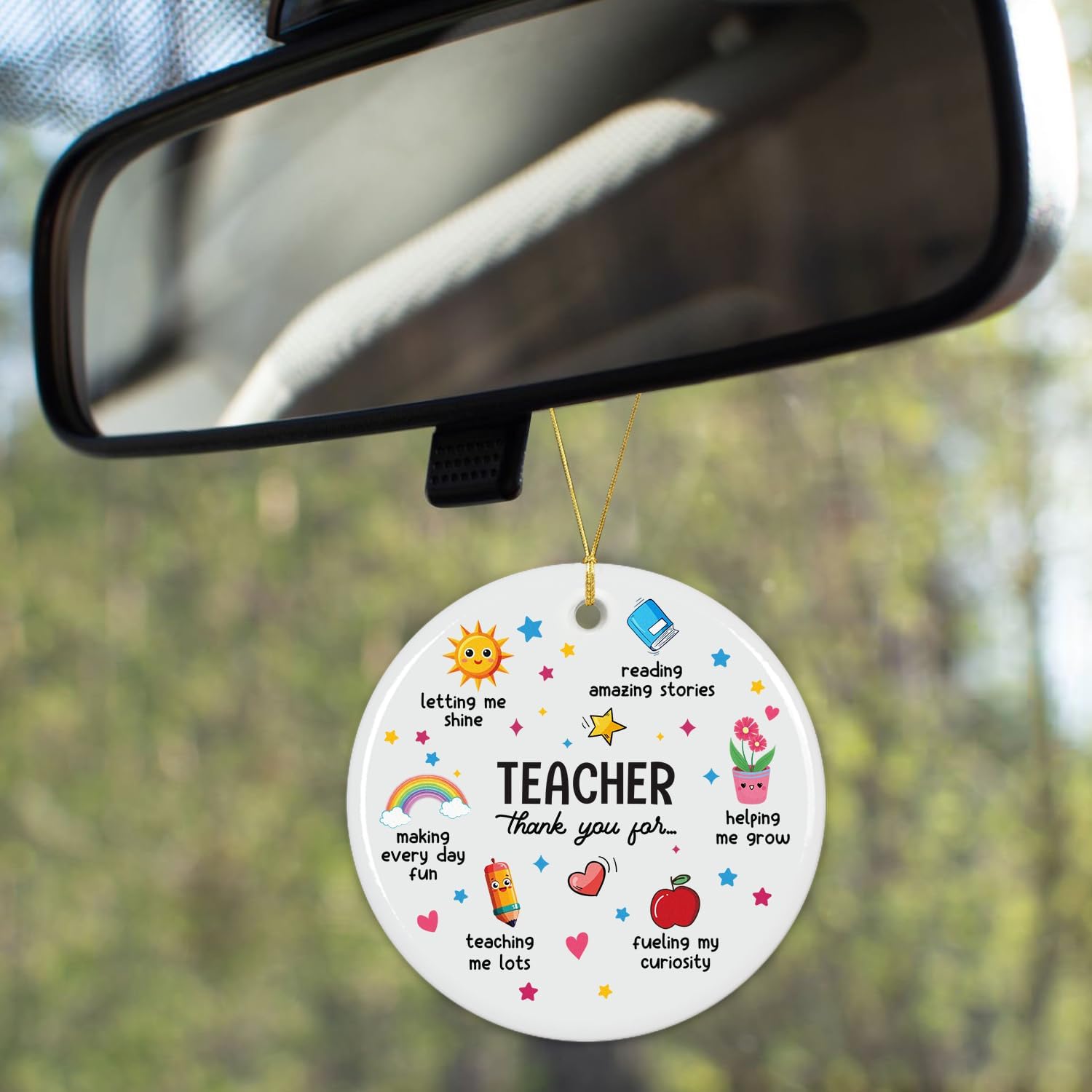 Teacher, Thank You For ... - Ceramic Ornament