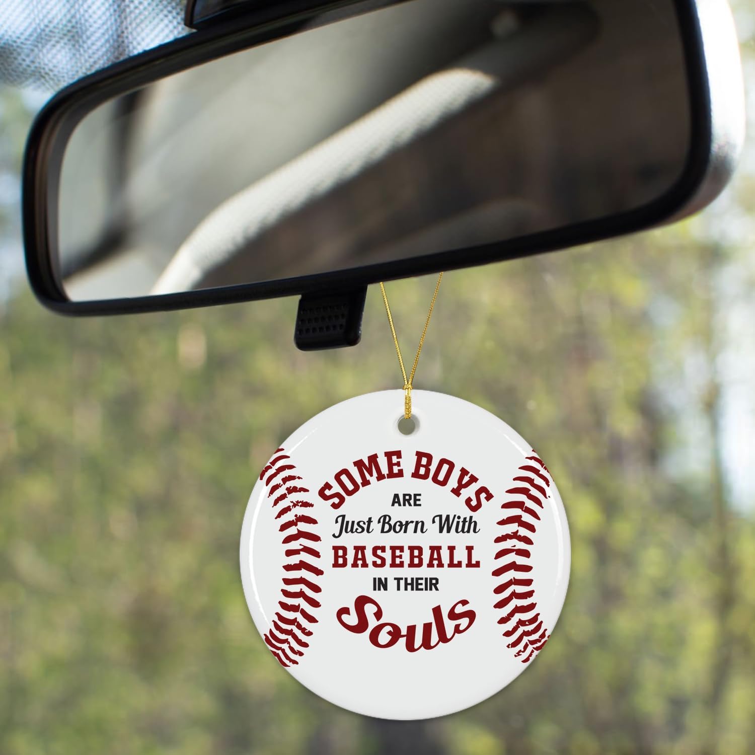 Some Boys Are Just Born With Baseball In Their Souls - Ceramic Ornament