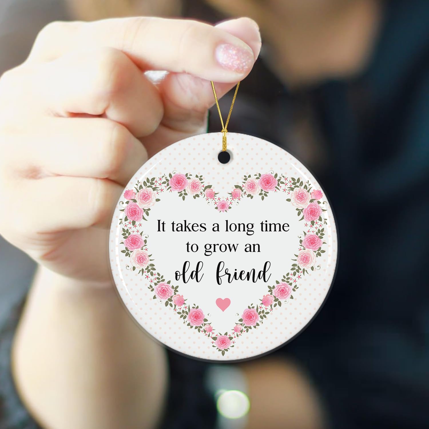 It Takes A Long Time To Grow An Old Friend - Ceramic Ornament