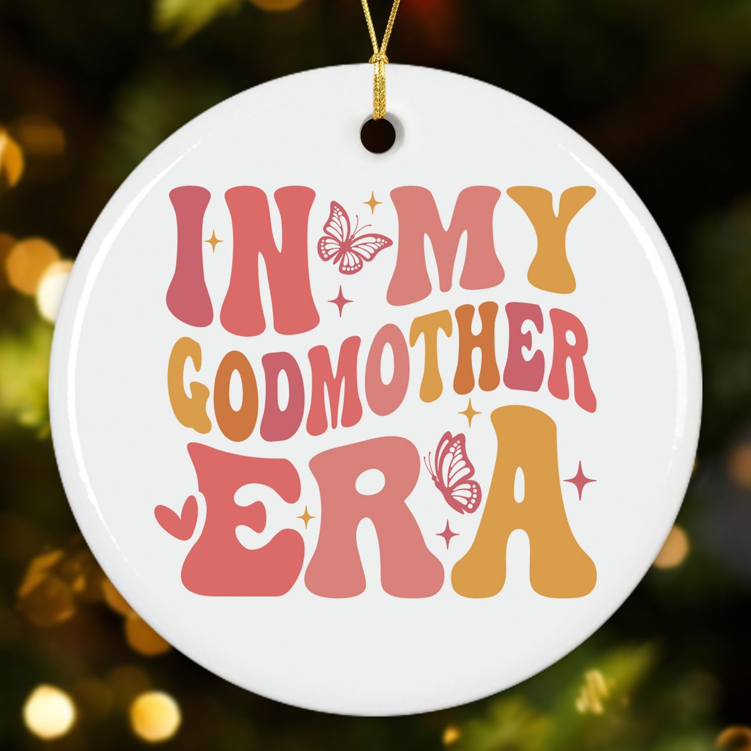 In My Godmother Era - Ceramic Christmas Ornament