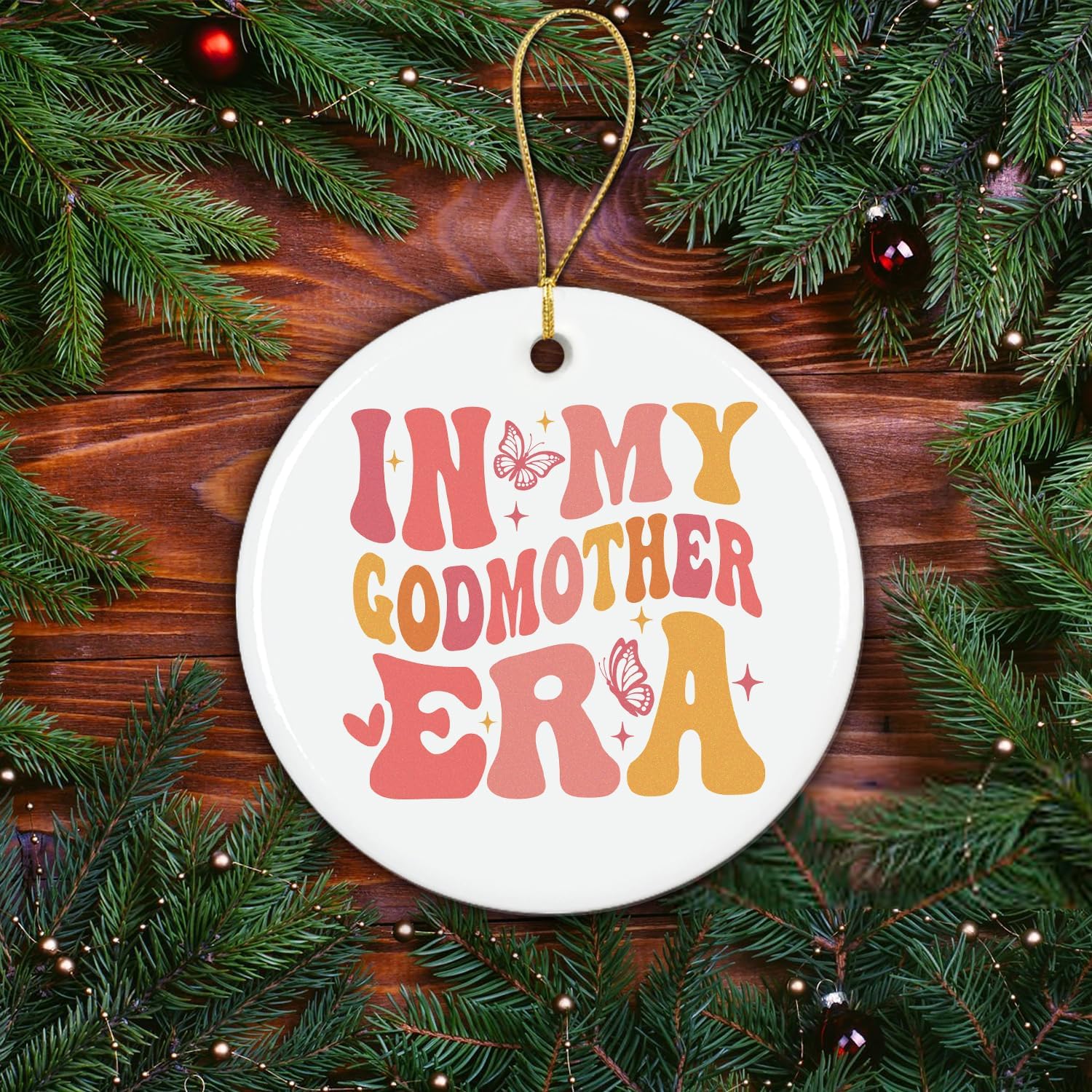 In My Godmother Era - Ceramic Christmas Ornament