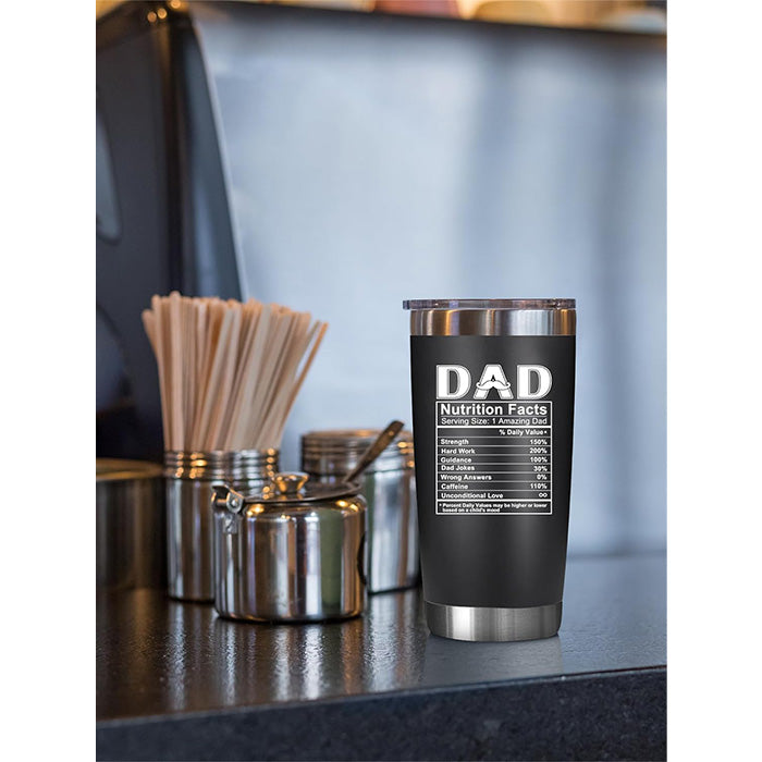 Awesome Like My Daughter + Dad Nutrition - 20 Oz Tumbler