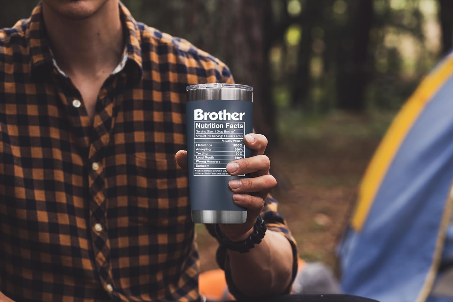 Being My Brother - Brother Nutrition Facts - 20 Oz Tumbler