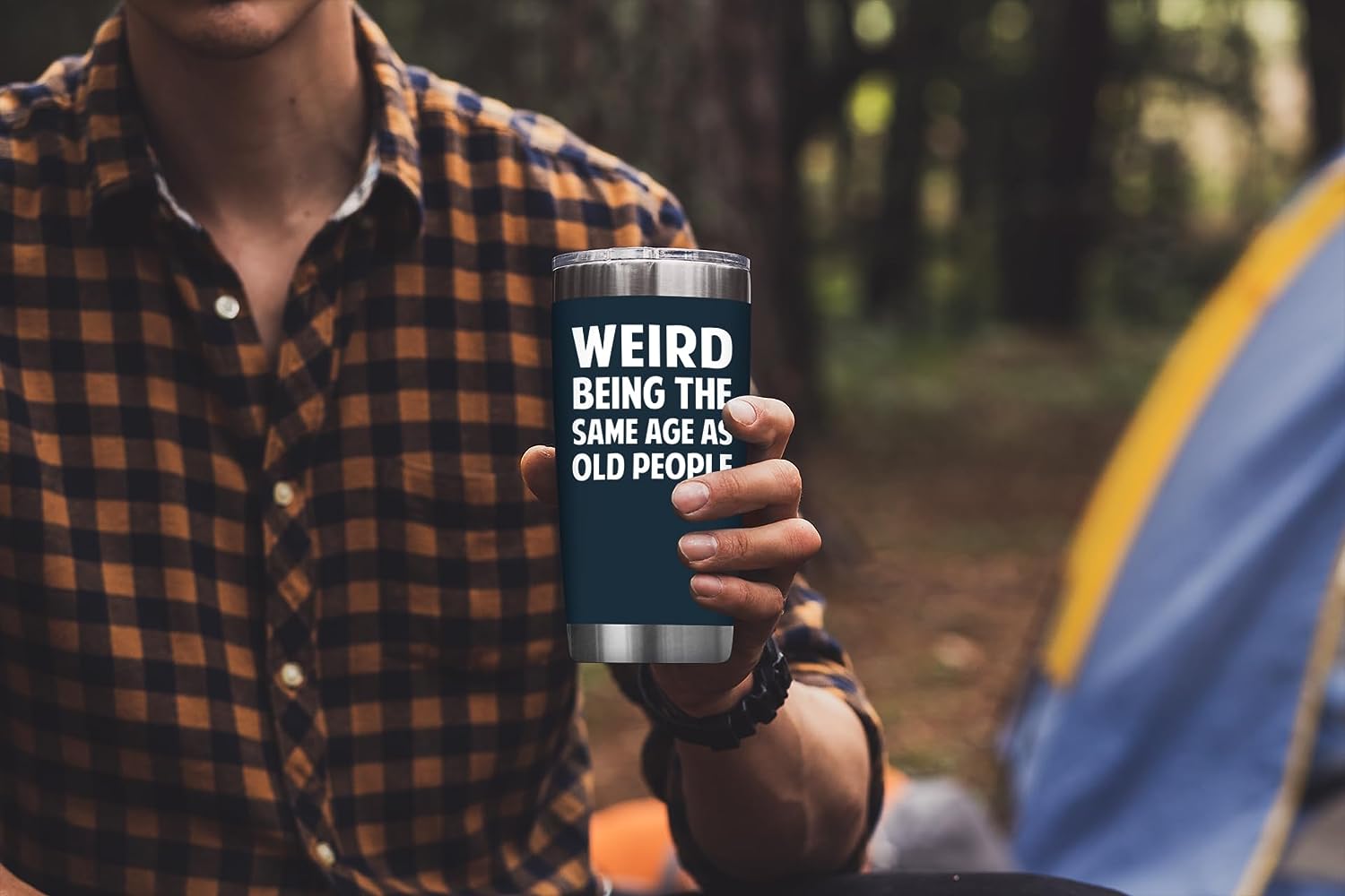 Weird Being The Same Age As Old People - 20 Oz Tumbler