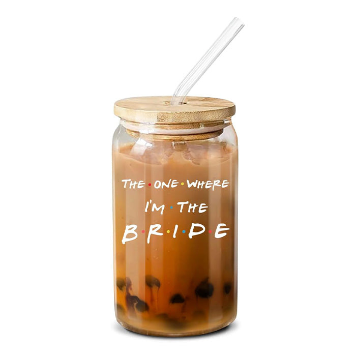 The One Where I’m The Bride - 16 Oz Coffee Glass