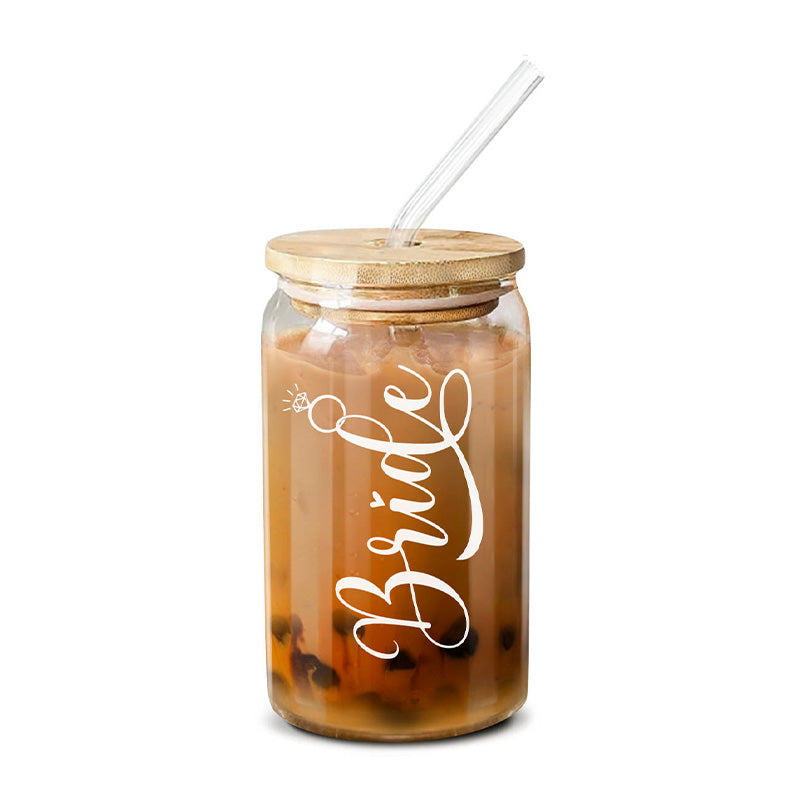 Bride - 16 Oz Coffee Glass