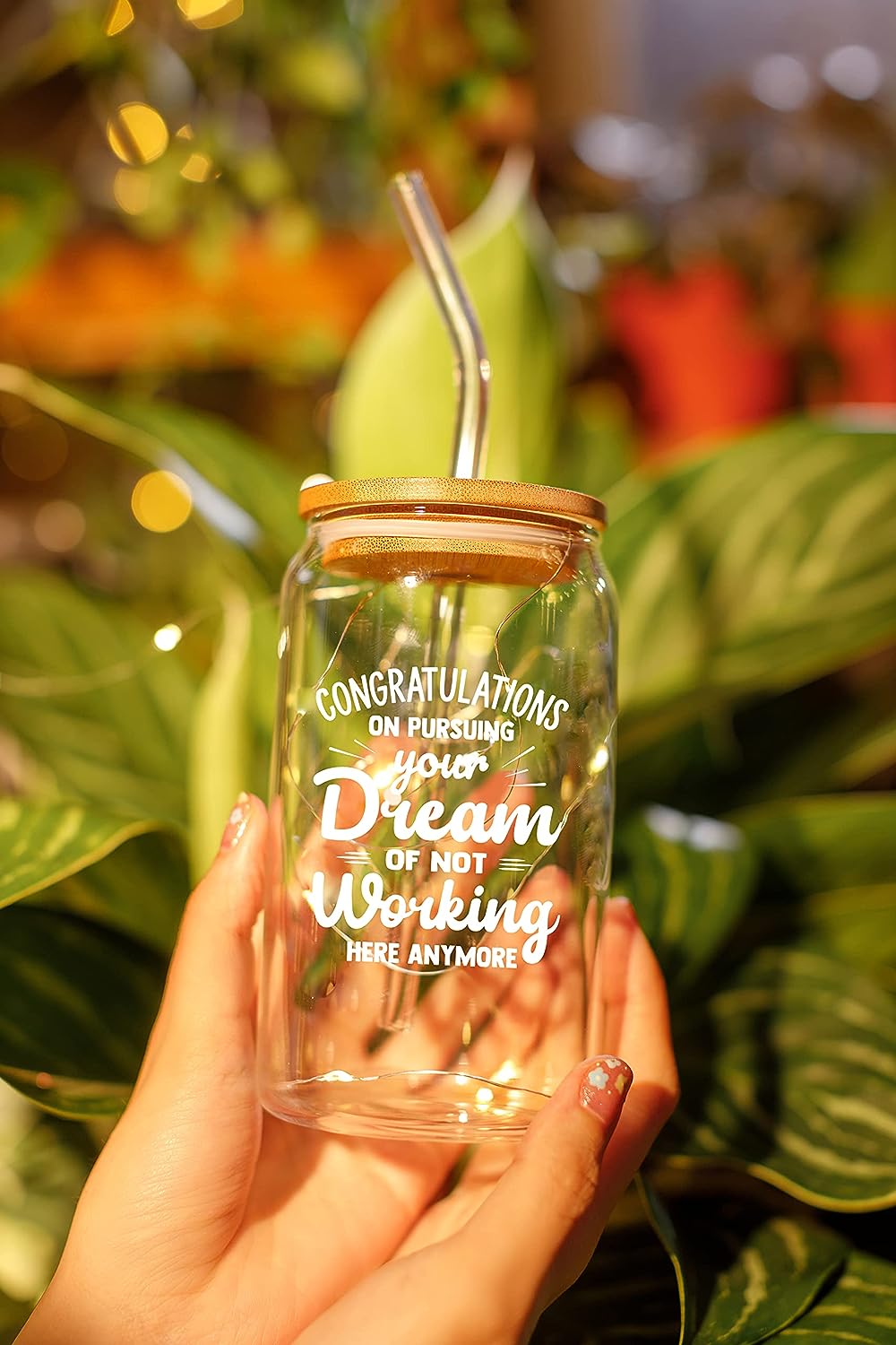 Congratulations On Pursuing Your Dream - 16 Oz Coffee Glass