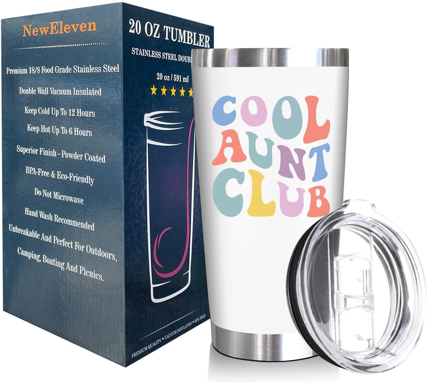 Best Auntie Gifts - 20 oz Tumbler Christmas Gift for Auntie, Aunts