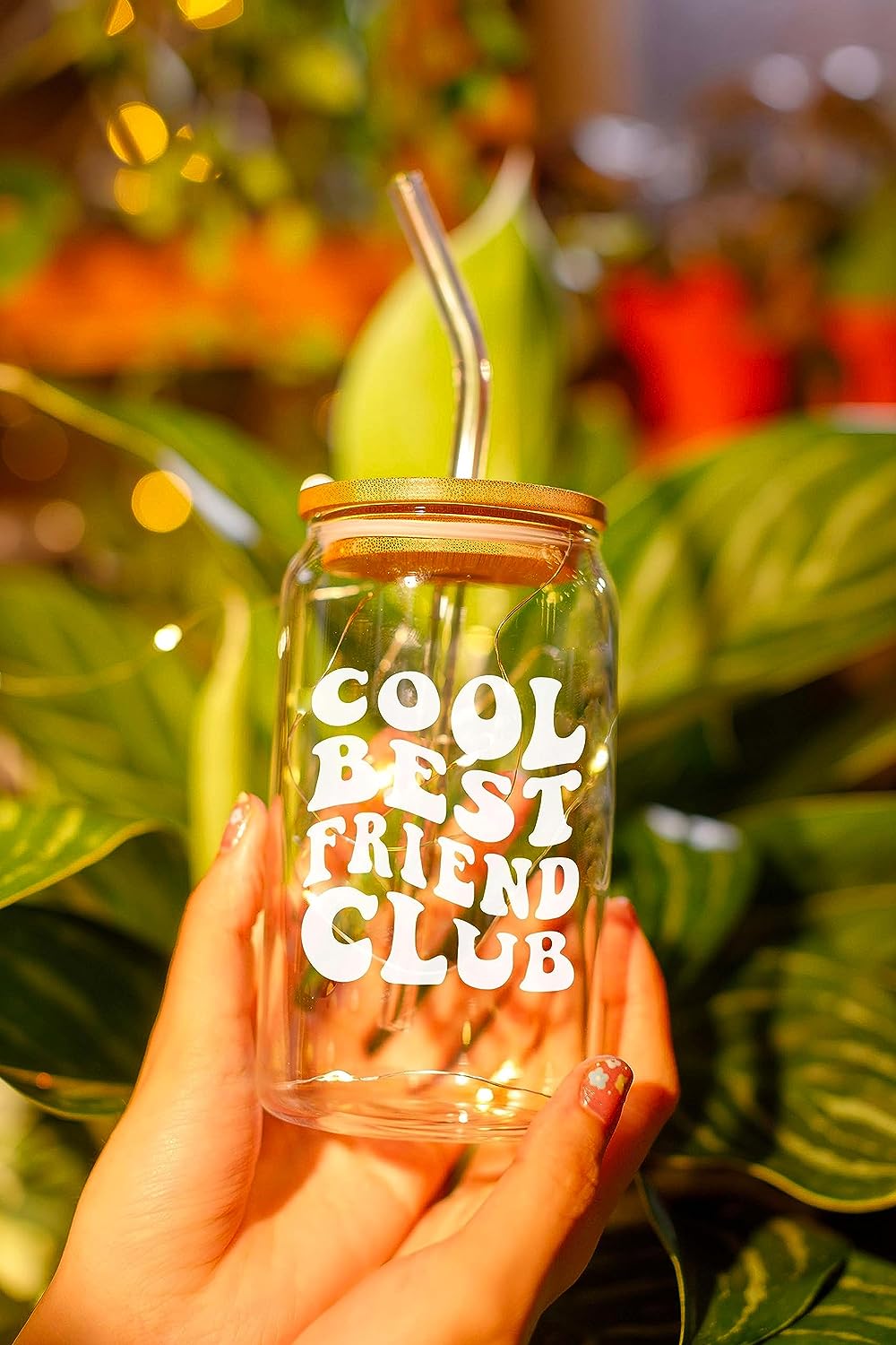 Cool Best Friend Club - 16 Oz Coffee Glass