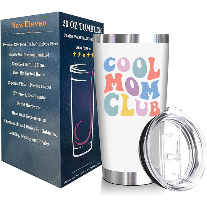 Cool Mom Club + Mom Nutrition - 20 Oz Tumbler