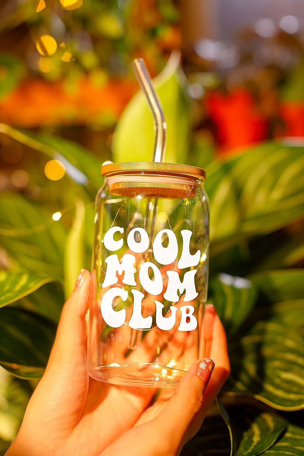 Cool Mom Club - 16oz Coffee Glass