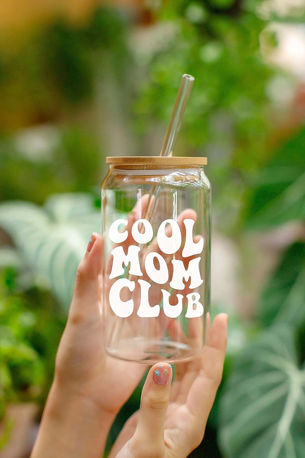 Cool Mom Club - 16oz Coffee Glass