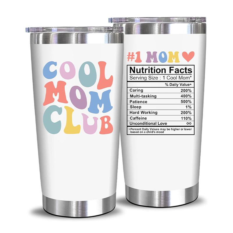 Cool Mom Club + Mom Nutrition - 20 Oz Tumbler