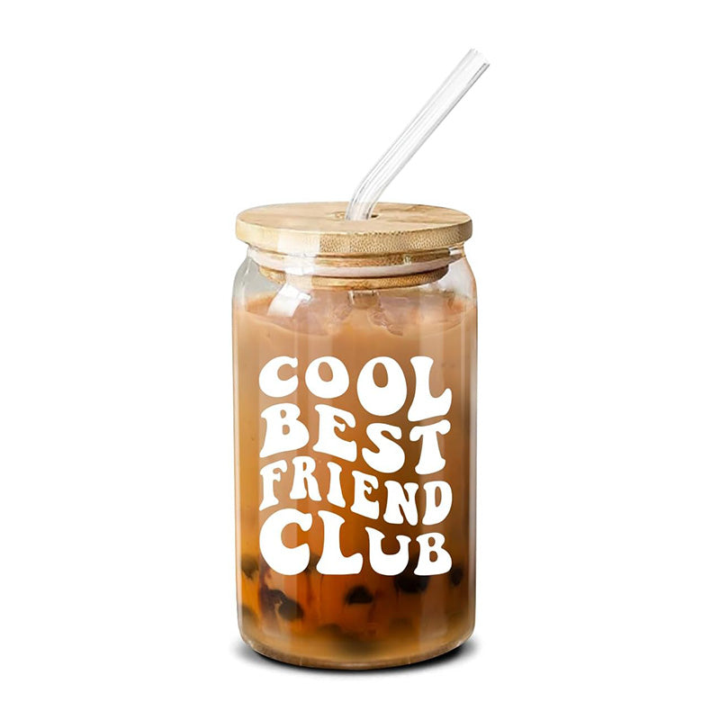 Cool Best Friend Club - 16 Oz Coffee Glass