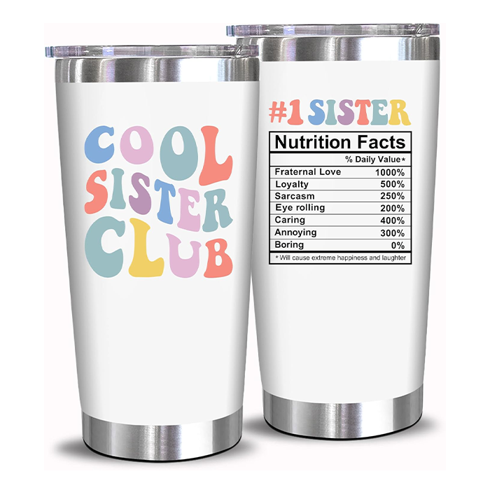 Cool Sister Club + Sister Nutrition - 20 Oz Tumbler