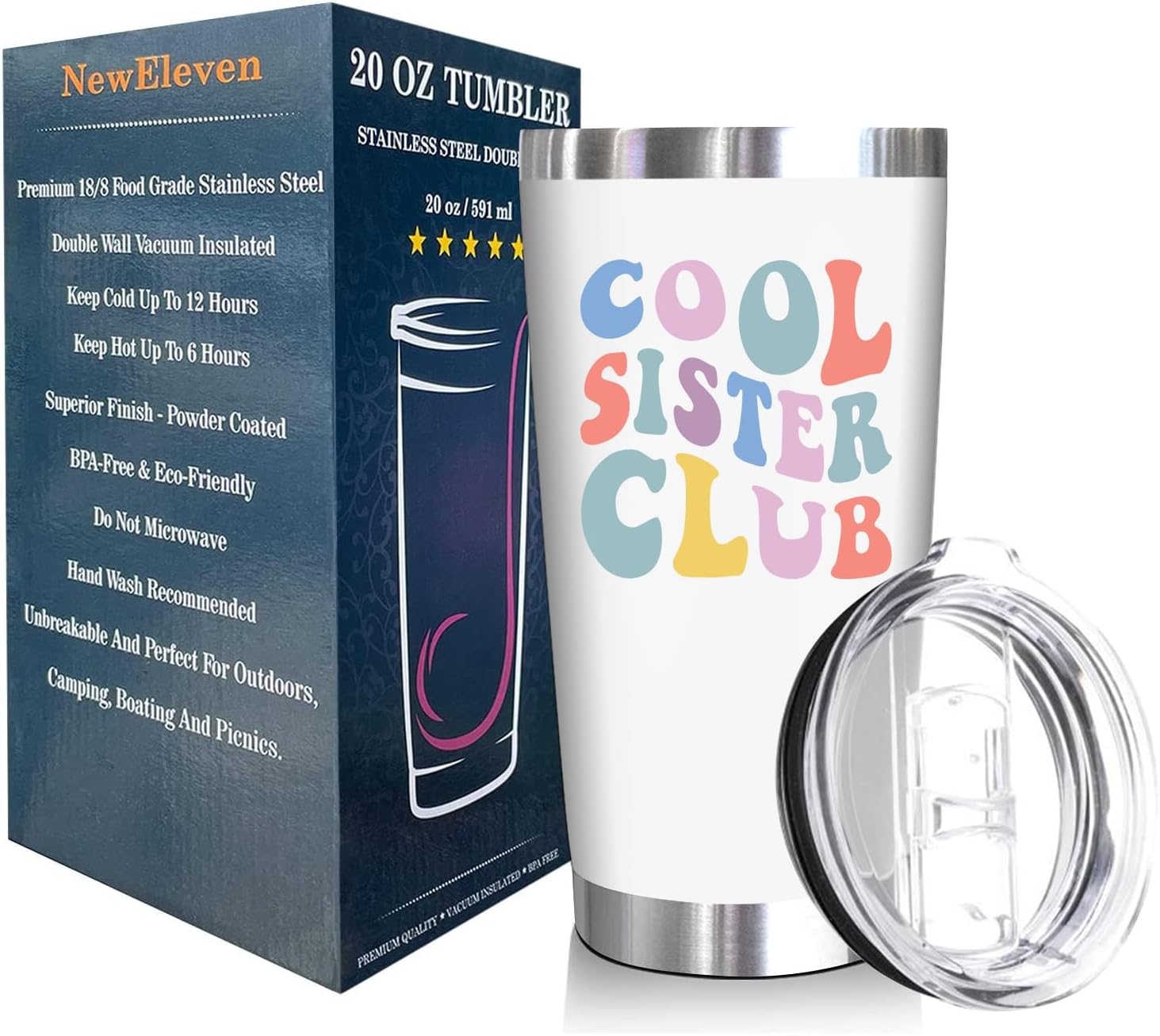 Cool Sister Club + Sister Nutrition - 20 Oz Tumbler