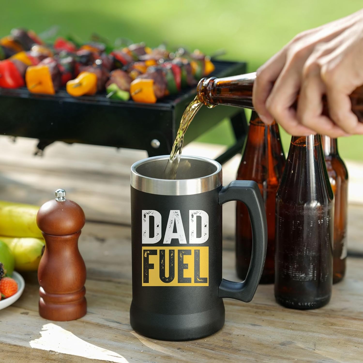 Dad Fuel - 24 Oz Beer Mug