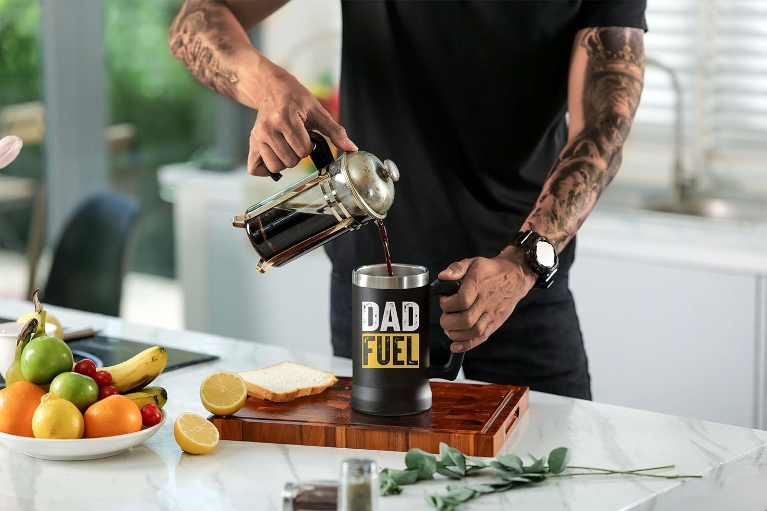 Dad Fuel - 24 Oz Beer Mug