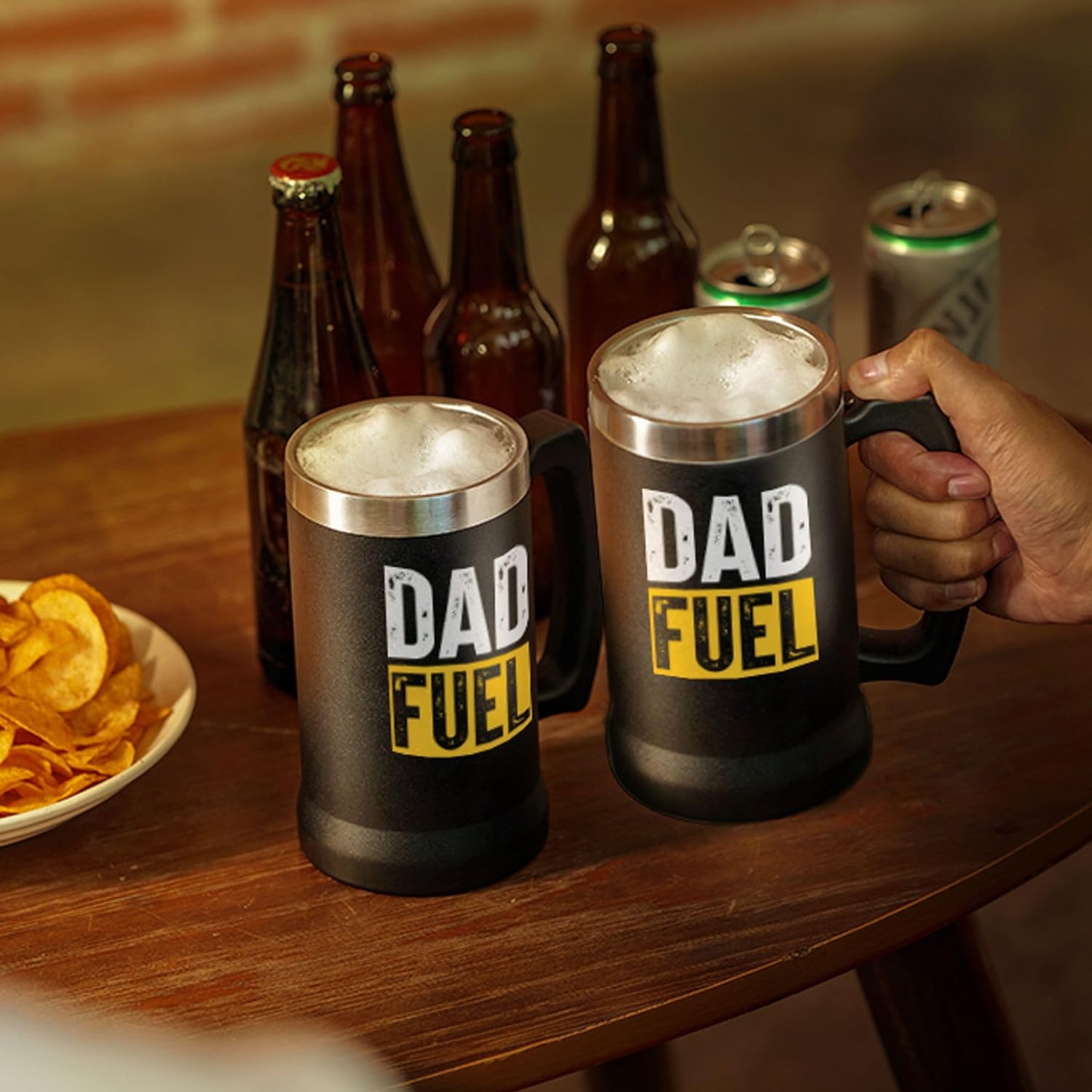 Dad Fuel - 24 Oz Beer Mug