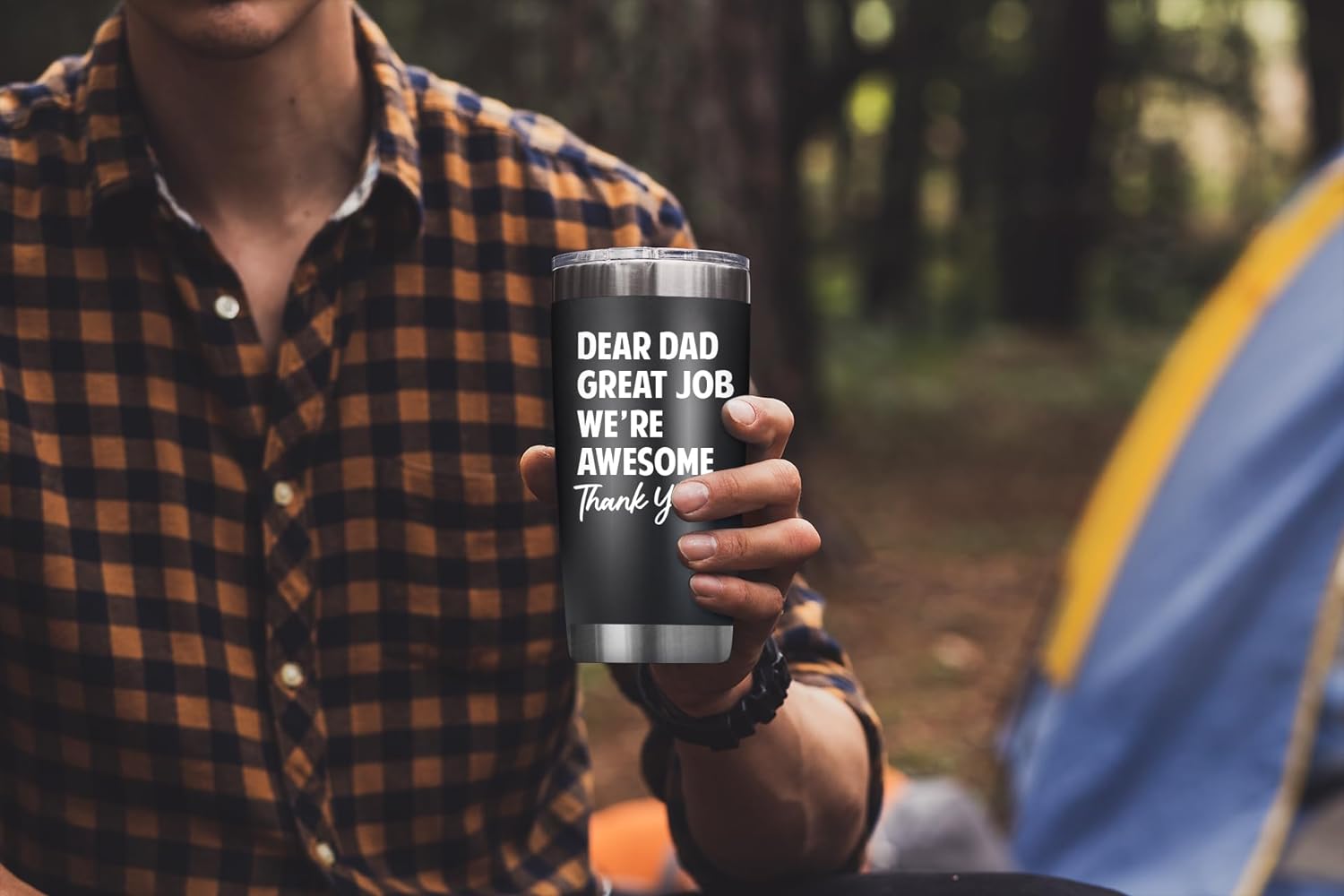 Dear Dad Great Job Were Awesome - 20 Oz Tumbler