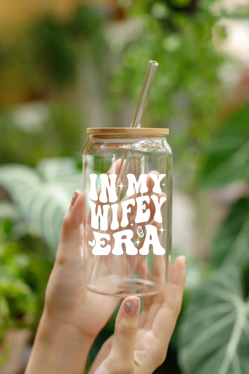 In My Wifey Era + Wife Nutrition Facts - 16 Oz Coffee Glass