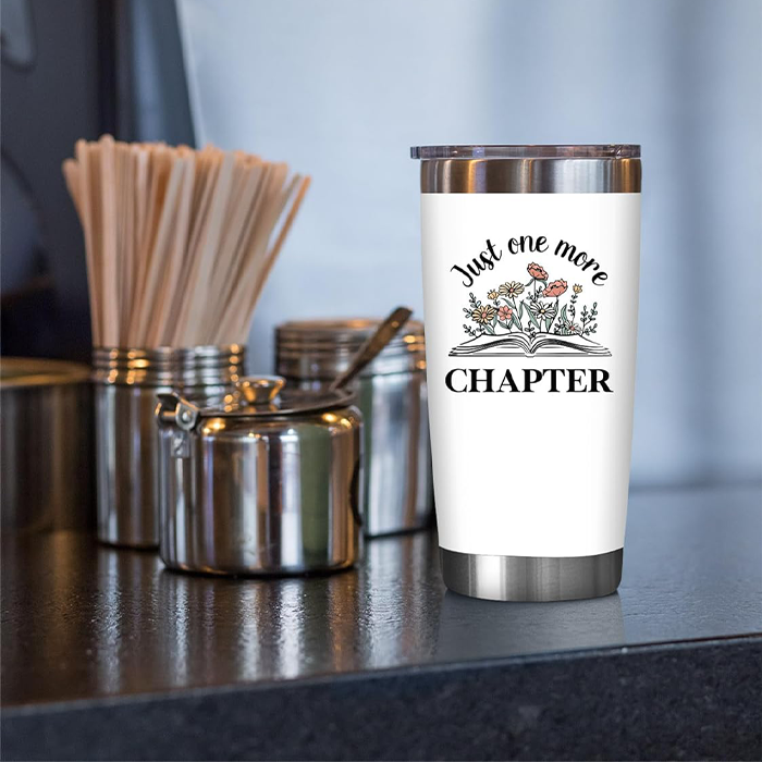 Just One More Chapter - 20 Oz Tumbler