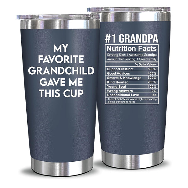 My Favorite Grandson Gave Me This Mug Novelty Coffee Tumbler — Griffco  Supply