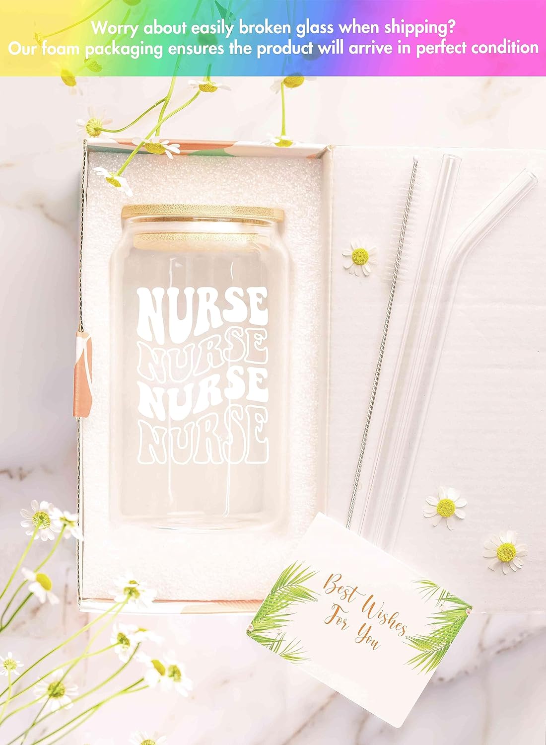 Nurse Nurse Nurse - 16 Oz Coffee Glass