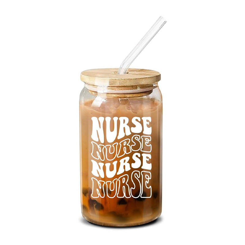 Nurse Nurse Nurse - 16 Oz Coffee Glass