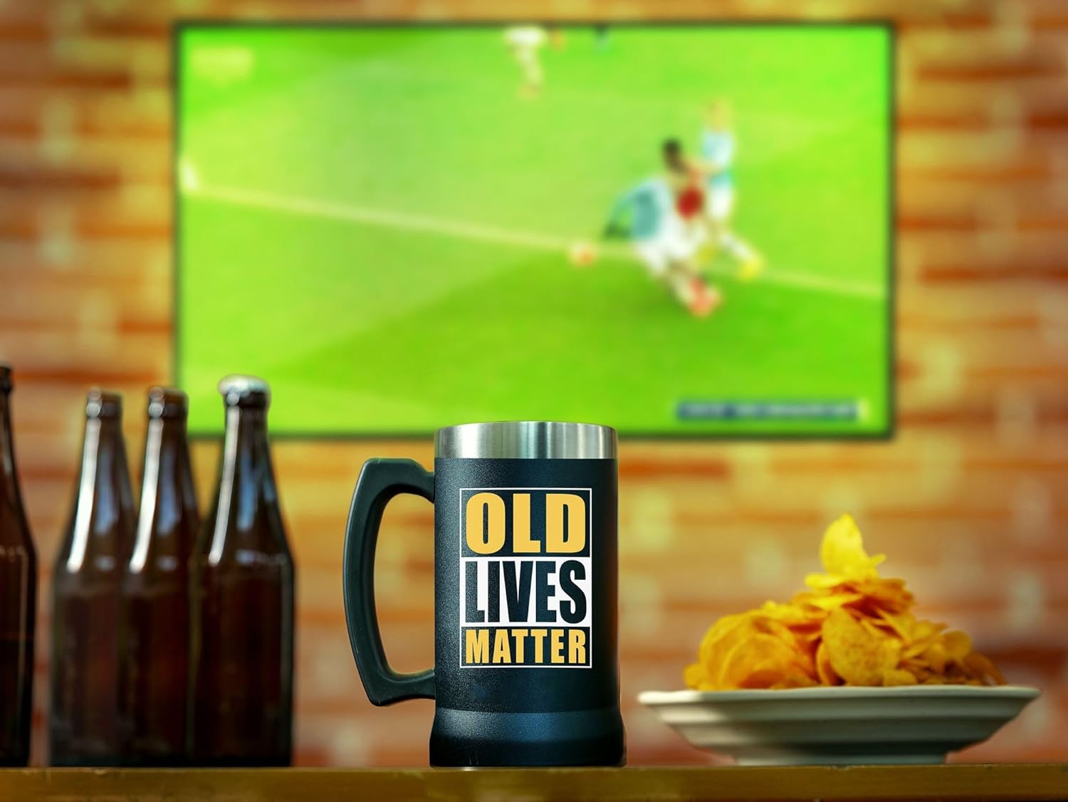 Old Lives Matter - 24 Oz Beer Mug